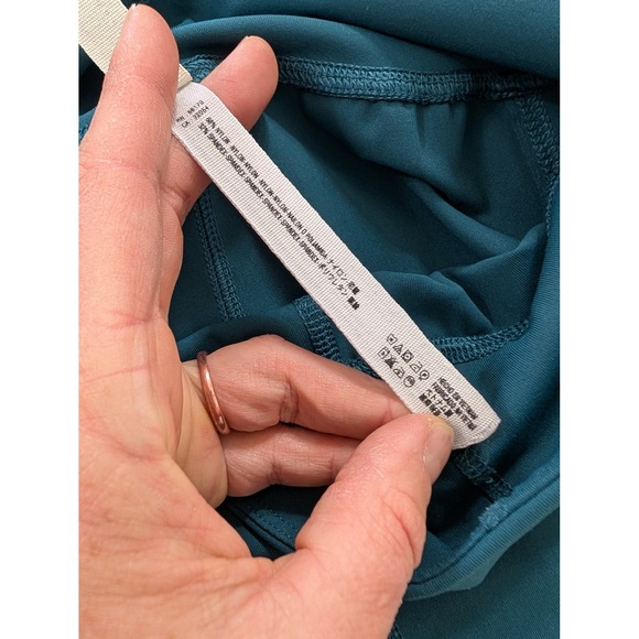 Free‎ People Movement Teal Leggings High Waisted Side Slits Womens Activewear XS - Picture 6 of 6